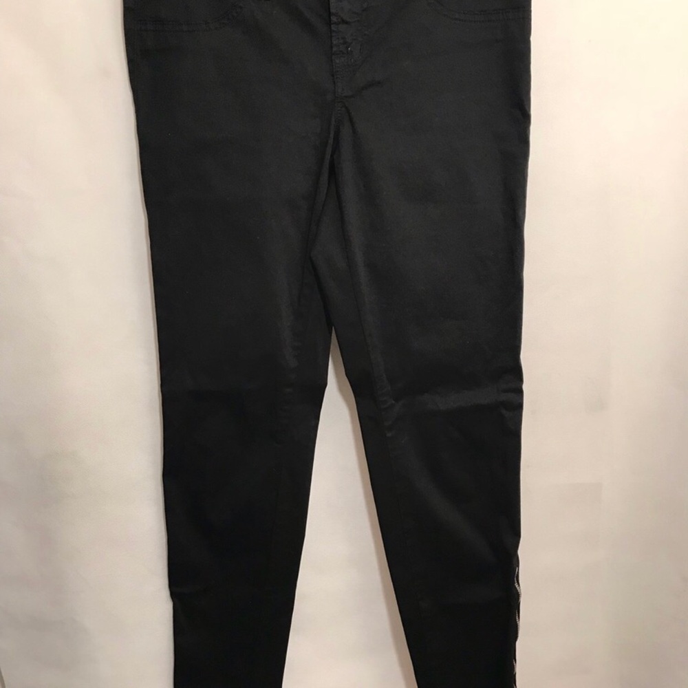 J Brand Brand Ace Black Skinny Cropped Jeans Size 26